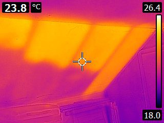Thermal Inspection on the room
